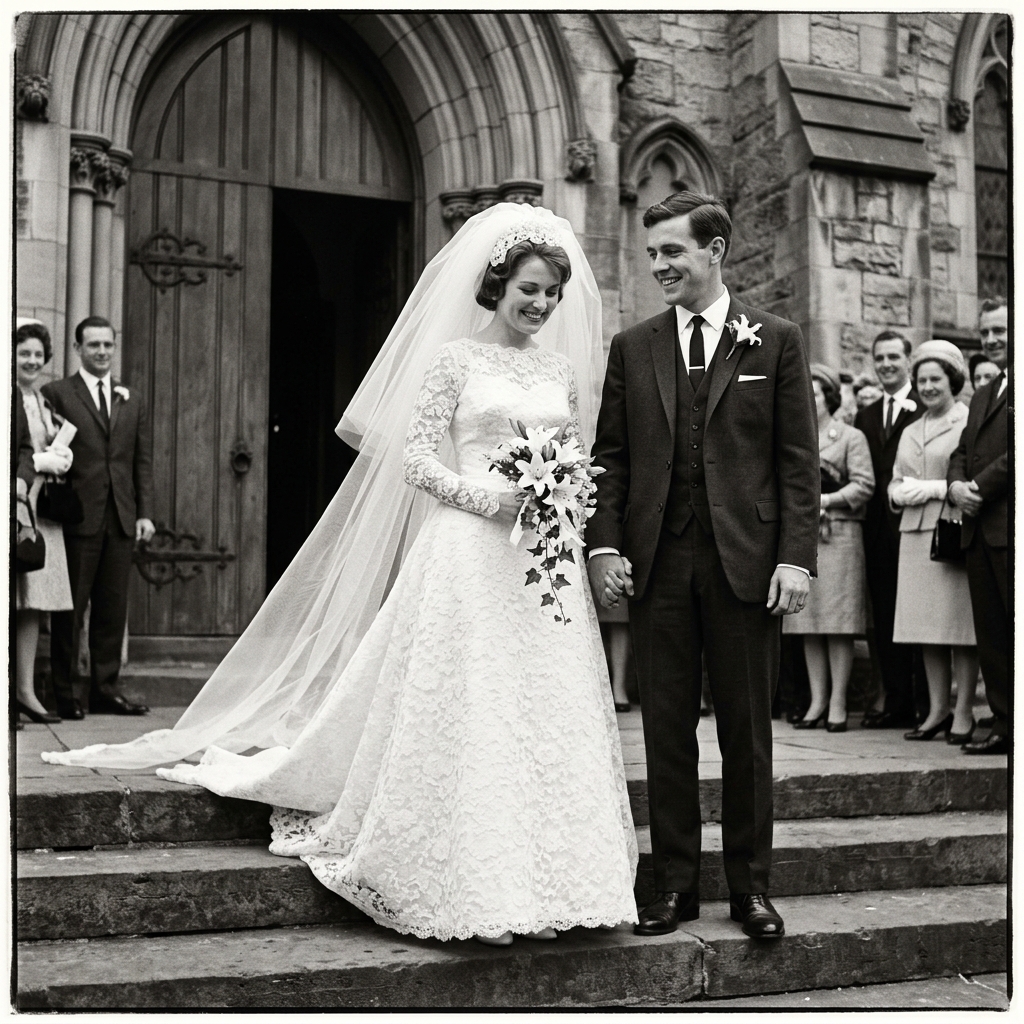 1963 Vintage Wedding Album vintage memory example